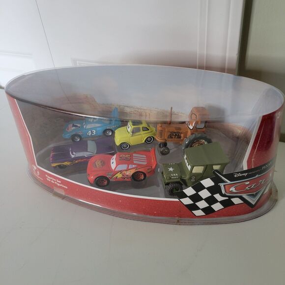 Disney Cars Radiator Springs Vehicle Figurine Set Original NIB set of 6 - Picture 1 of 4